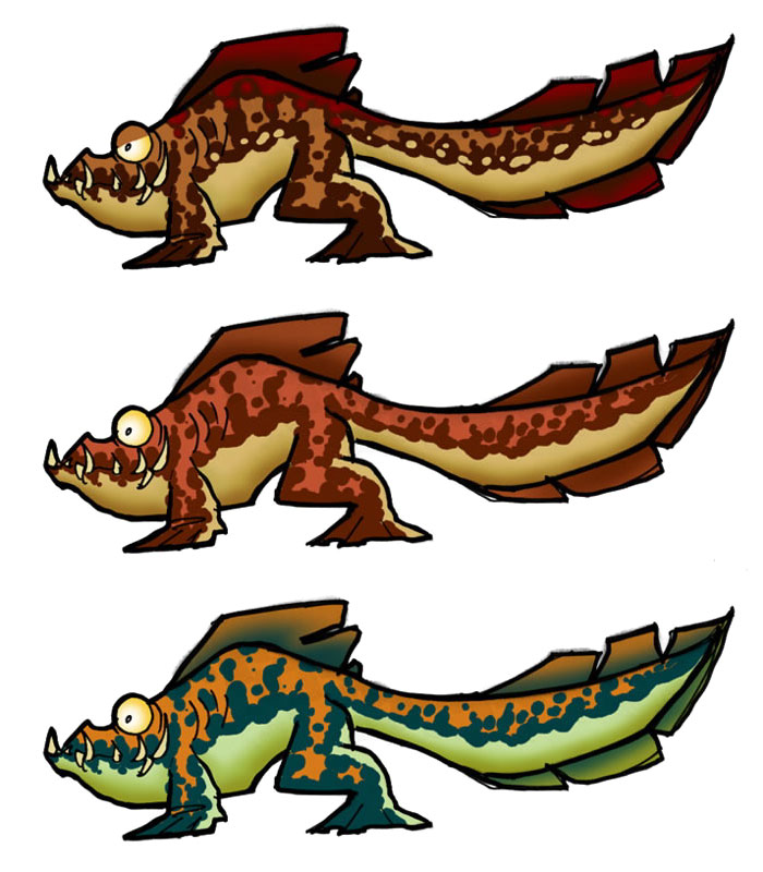 Amphibian Art from Jak II