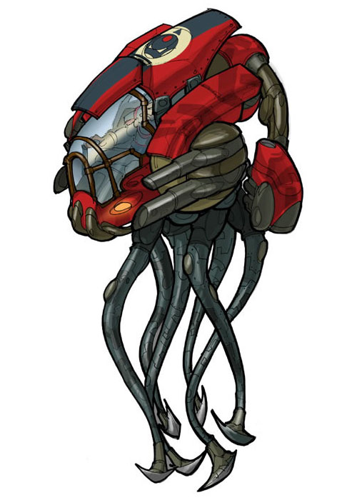 Baron Mech Tentacles Art from Jak II