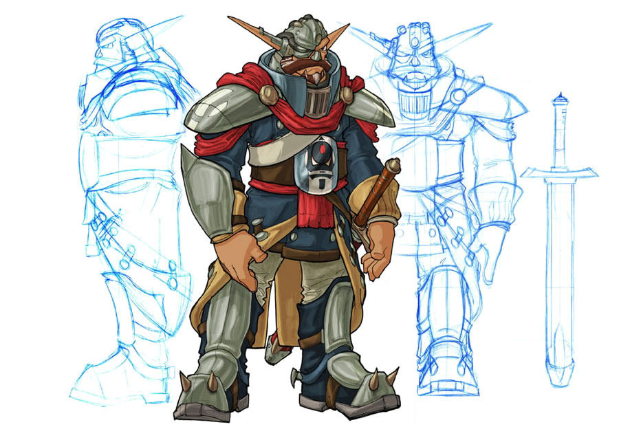 Baron Praxis Art from Jak II
