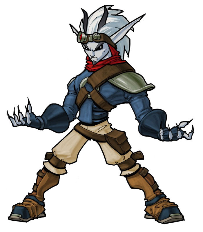 Dark Jak Art from Jak II