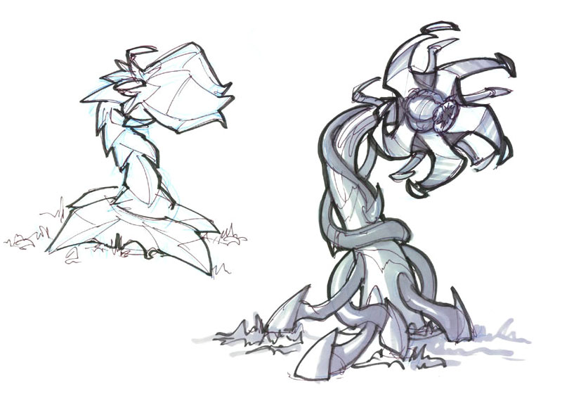 Flower Grunt Art from Jak II