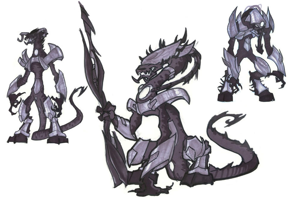 Grunt Concept Artwork from Jak II