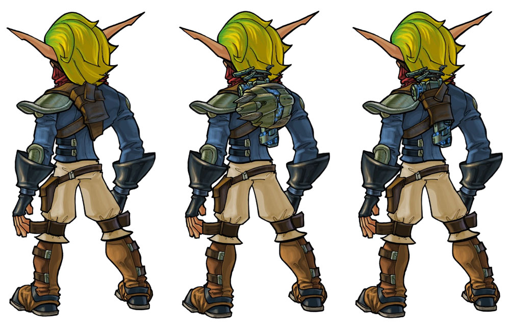 Jak - Back Art from Jak II