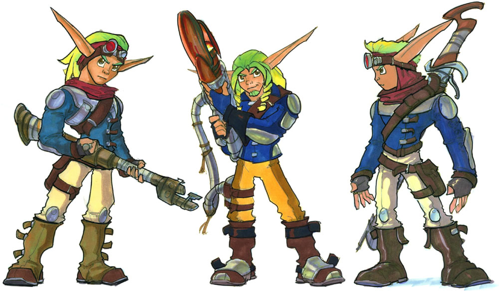 Jak Early Concept Art from Jak II