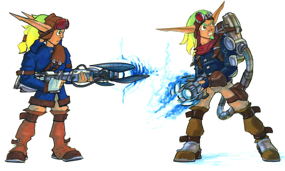 Jak Early Concept Artwork from Jak II