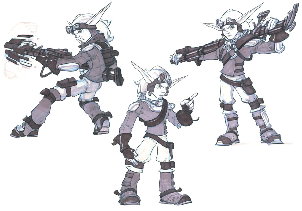 Jak Sketches from Jak II