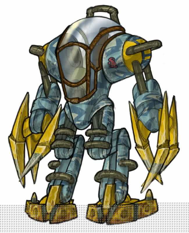 Jak Mech Suit Art from Jak II