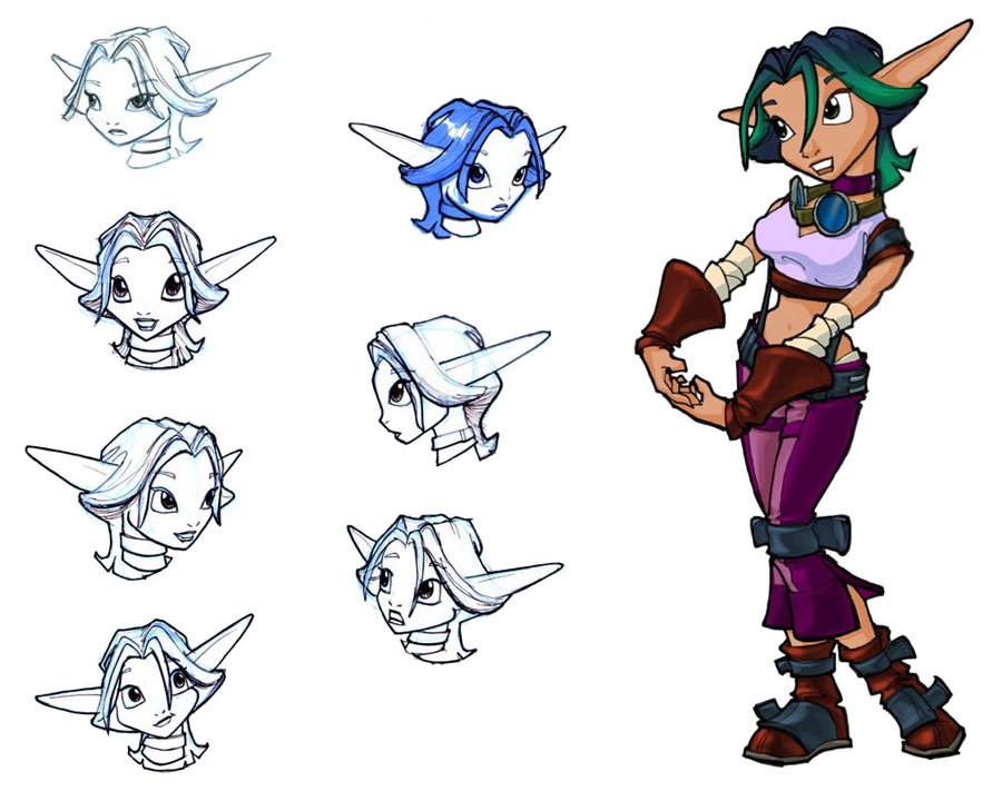 Keira Art from Jak II
