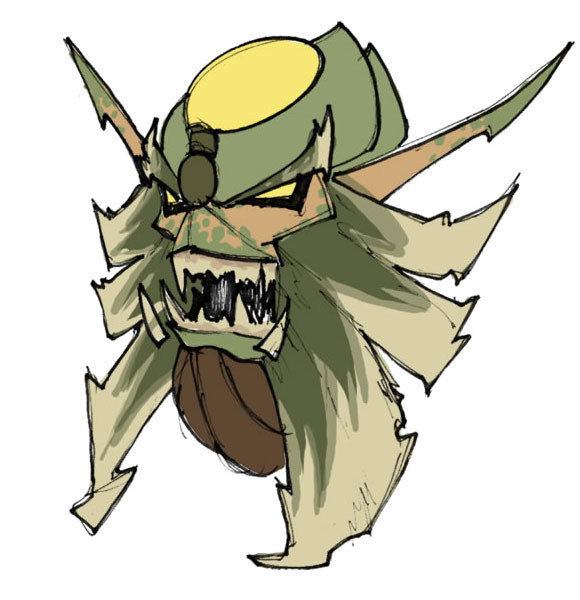 Kor Head Art from Jak II