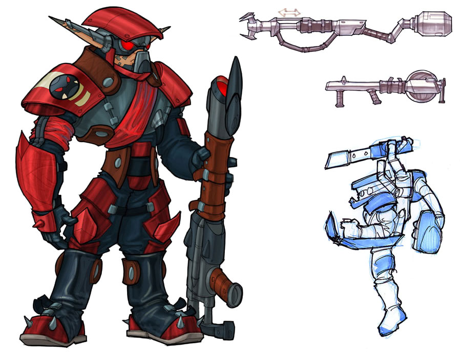 Krimzon Guard Art from Jak II