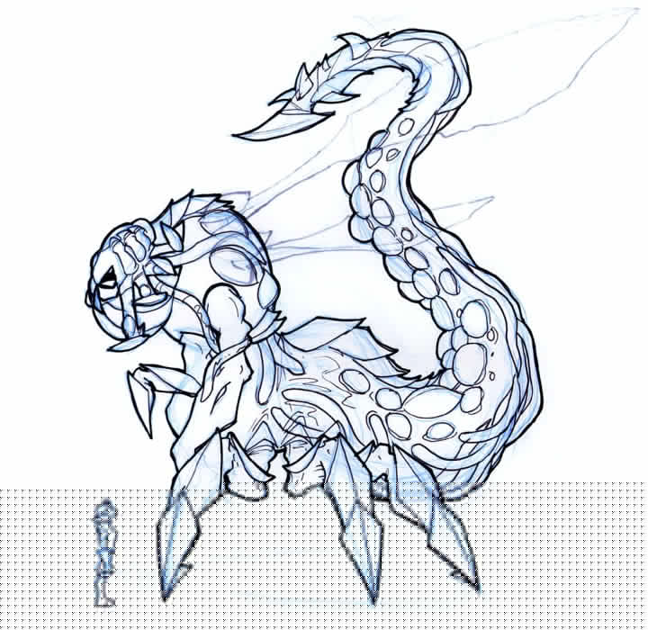 Metal Kor Concept Art from Jak II