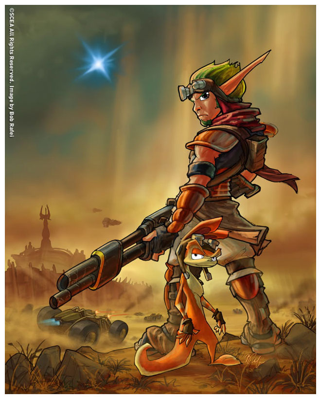 Cover Concept Art from Jak 3
