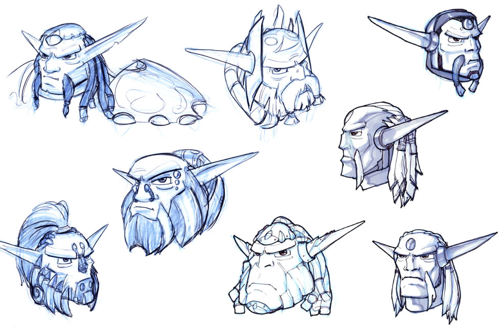 Damas Faces Art from Jak 3