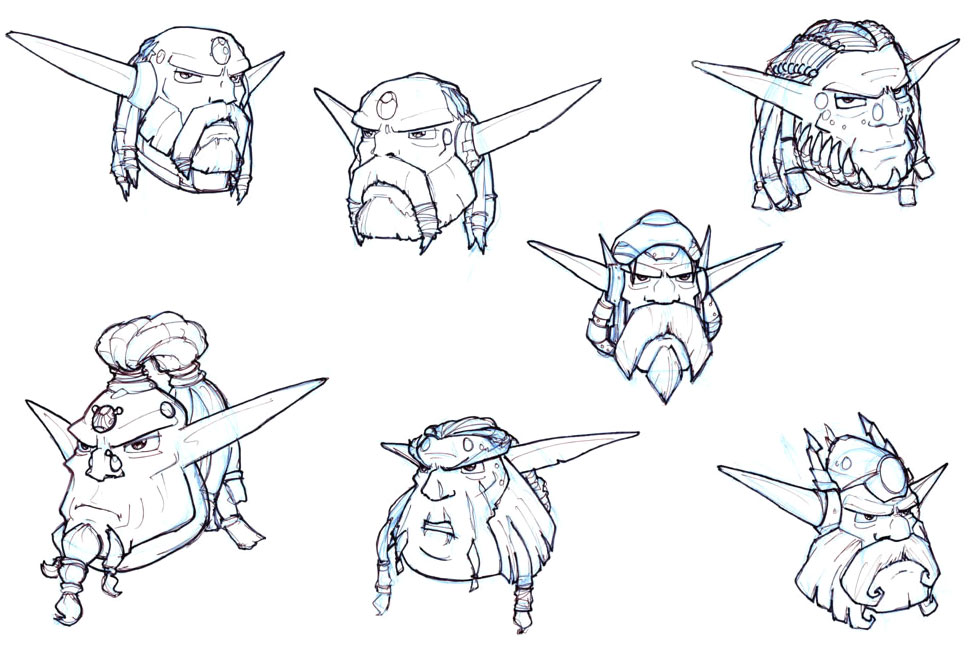Damas Faces Art from Jak 3