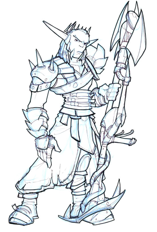 Damas Sketch from Jak 3