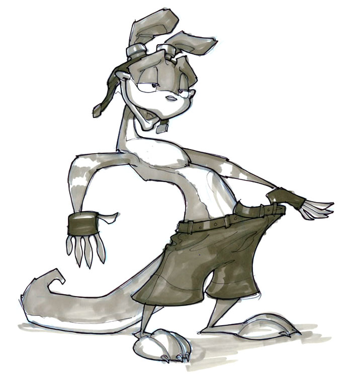 Daxter Artwork from Jak 3