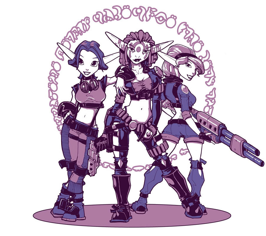 Girls Art from Jak 3