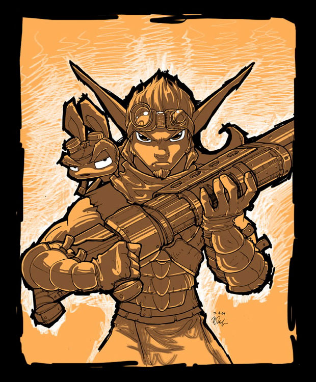 Jak & Daxter Concept Art from Jak 3