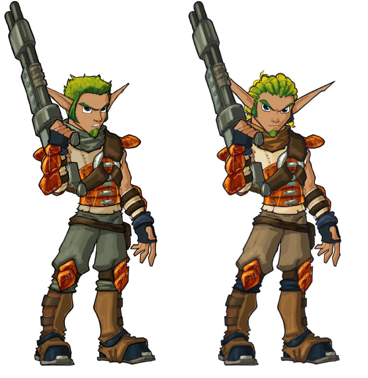Jak Concept Artwork from Jak 3