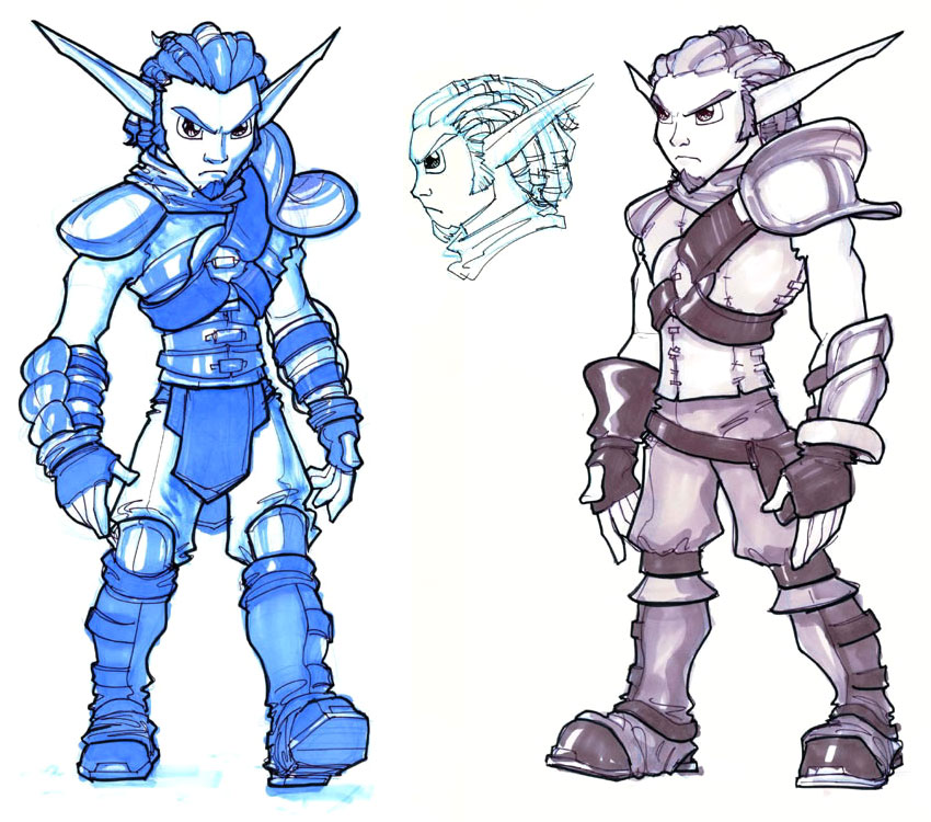 Jak Sketches from Jak 3