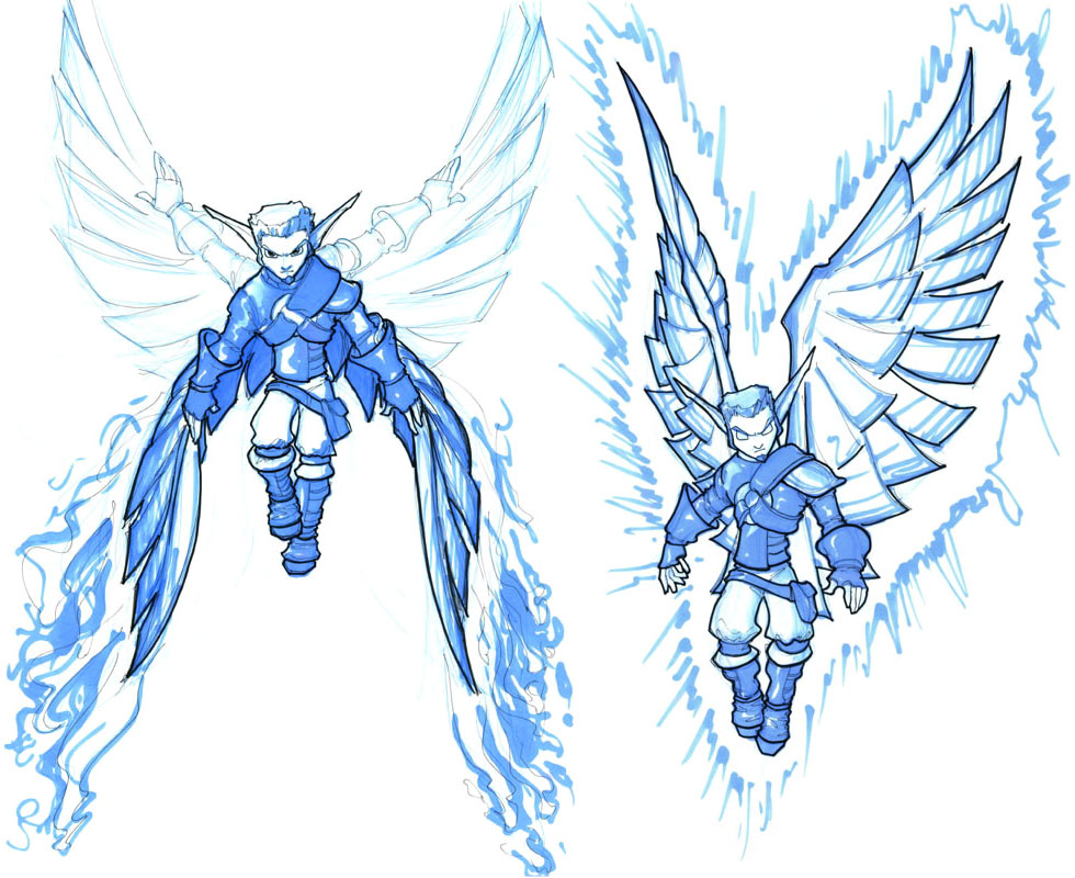 Light Jak Sketches from Jak 3