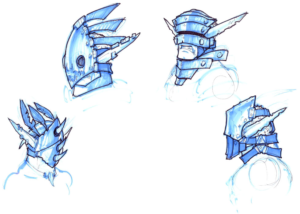 Marauder Faces Art from Jak 3