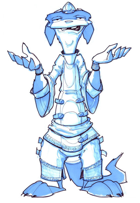 Ottsel Dummy Sketch from Jak 3