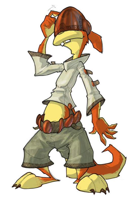 Ottsel Dummy Art from Jak 3