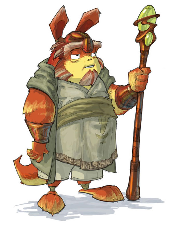 Ottsel Leader Art from Jak 3