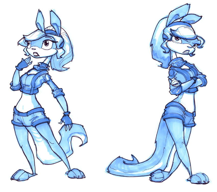 Tess Sketches from Jak 3