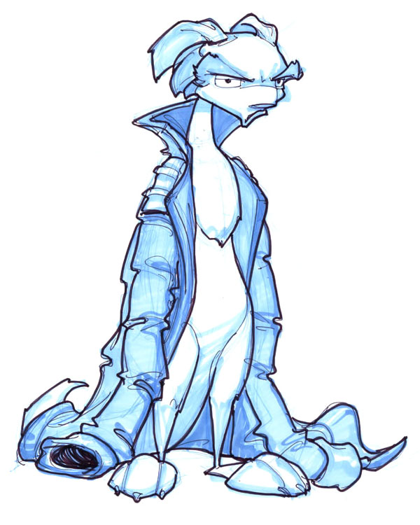 Veger Rough Sketch from Jak 3