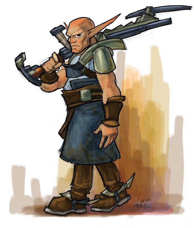 Wastelander Concept Art from Jak 3
