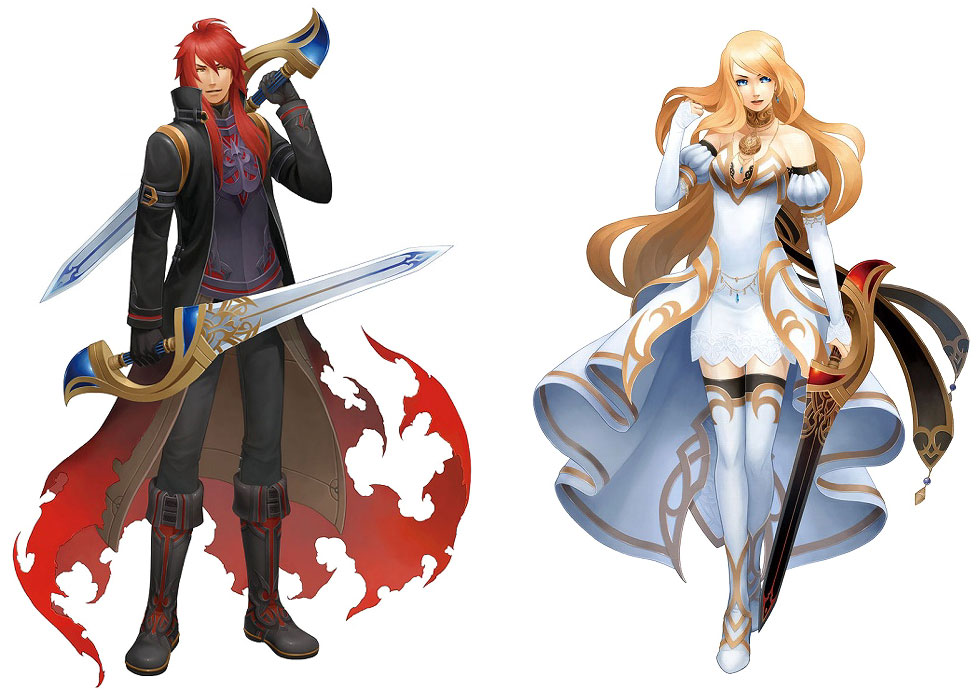 Nine & Aisha Art from Last Rebellion