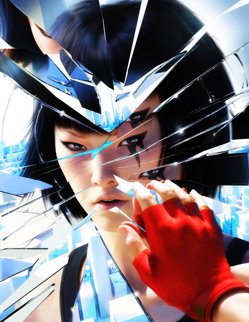 Broken Mirror Art from Mirror's Edge