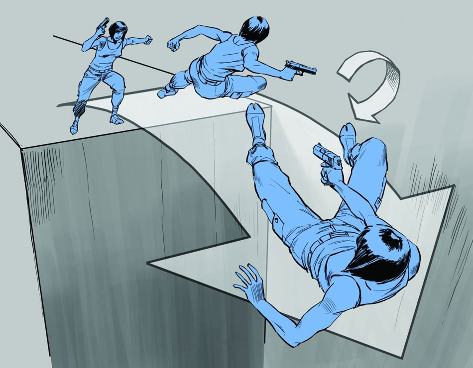 Gun Action Art from Mirror's Edge