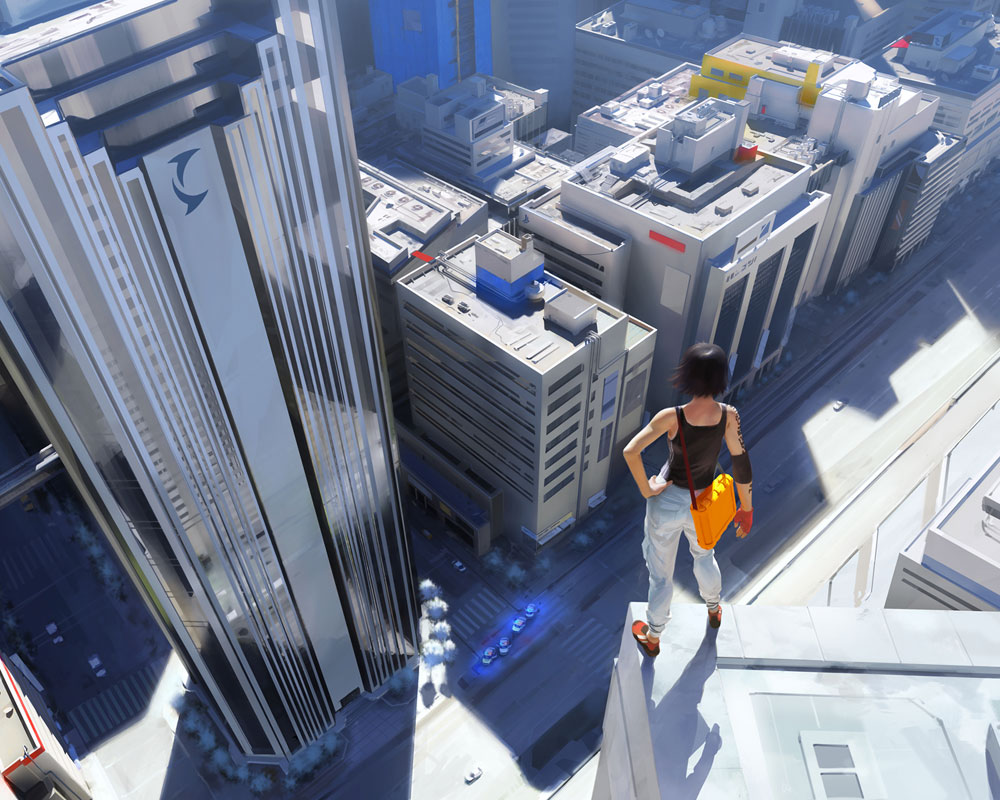 City Overlook Art from Mirror's Edge
