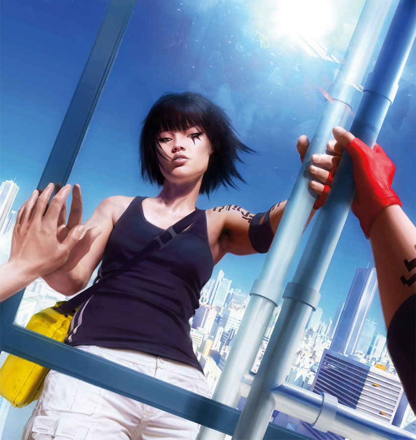 Reflection Art from Mirror's Edge