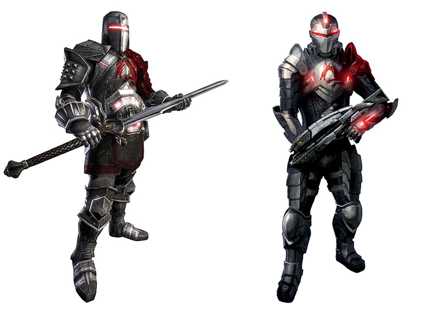Blood Dragon Armor Art from Mass Effect 2