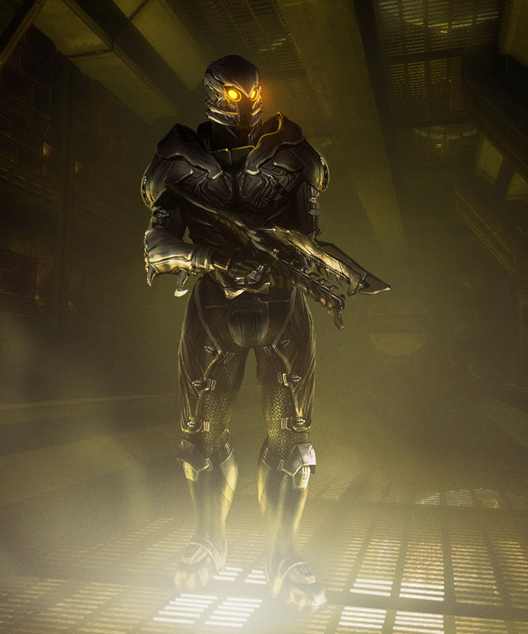 Collector Armor Art from Mass Effect 2