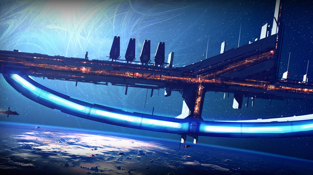 Space Concept Art from Mass Effect 2