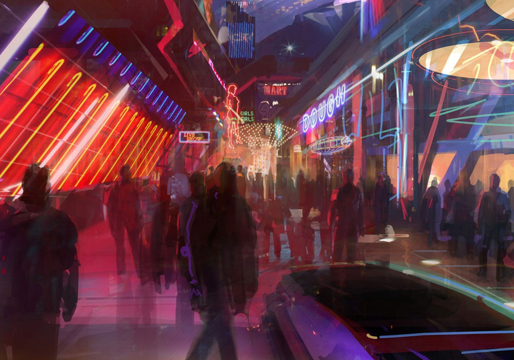 Shops & Entertainment Art from Mass Effect 2