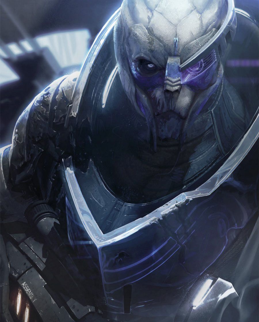 Garrus Vakarian Art from Mass Effect 2