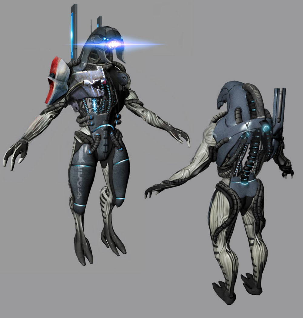 Geth Concept Art from Mass Effect 2