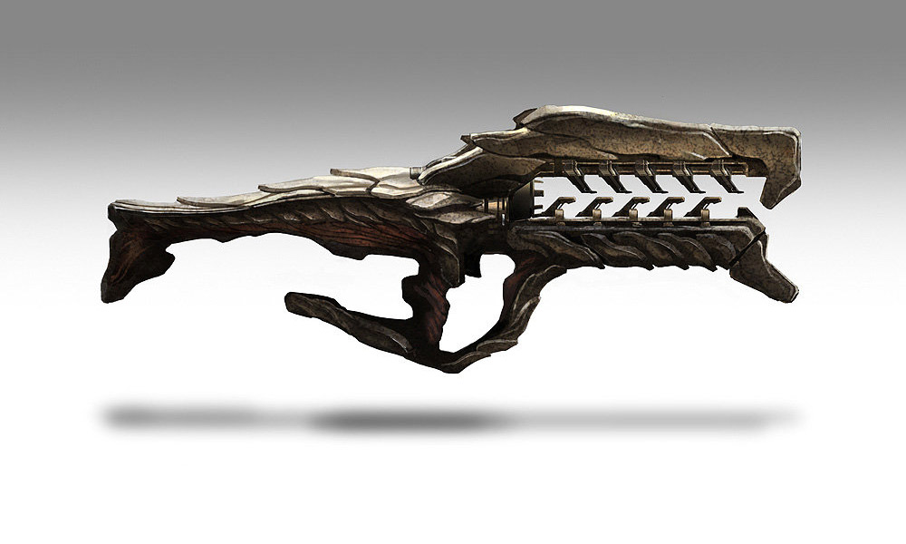 Collector Assault Rifle Art from Mass Effect 2