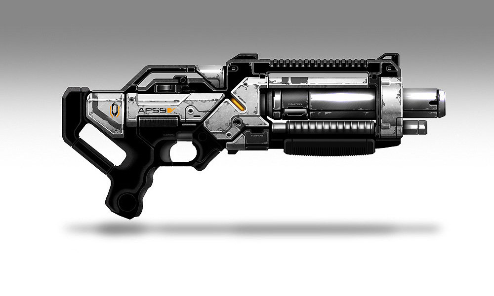 M-22 Enviscerator Shotgun Art from Mass Effect 2