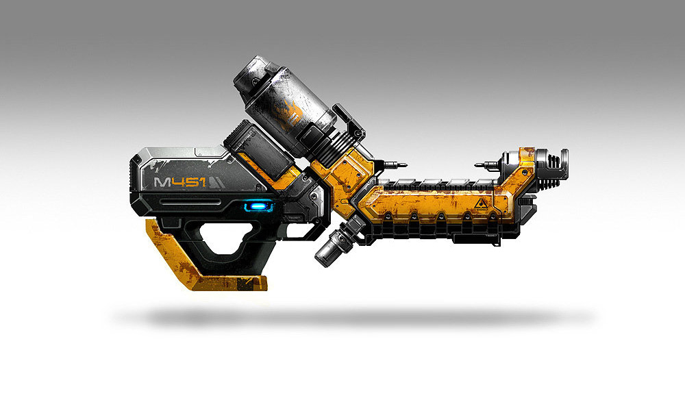 M-451 Firestorm Heavy Weapon Art from Mass Effect 2