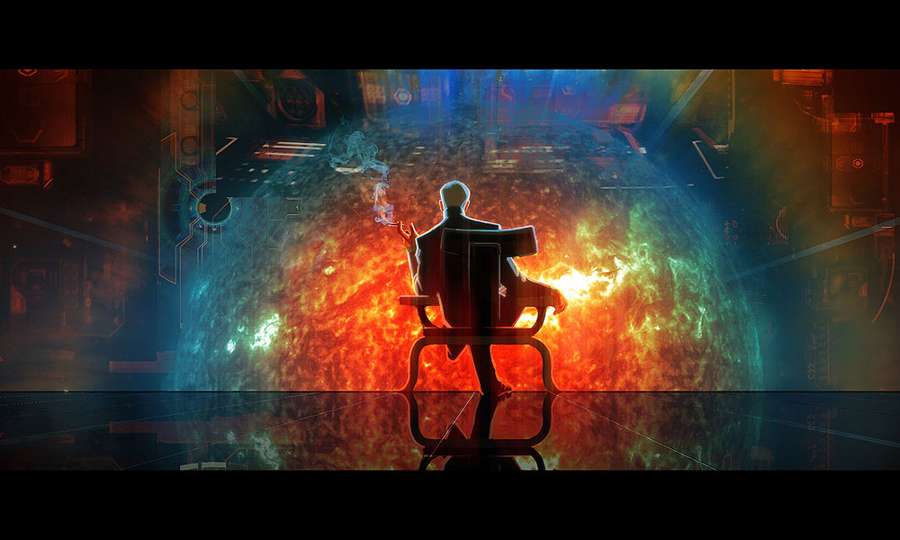 Illusive Man Art from Mass Effect 2