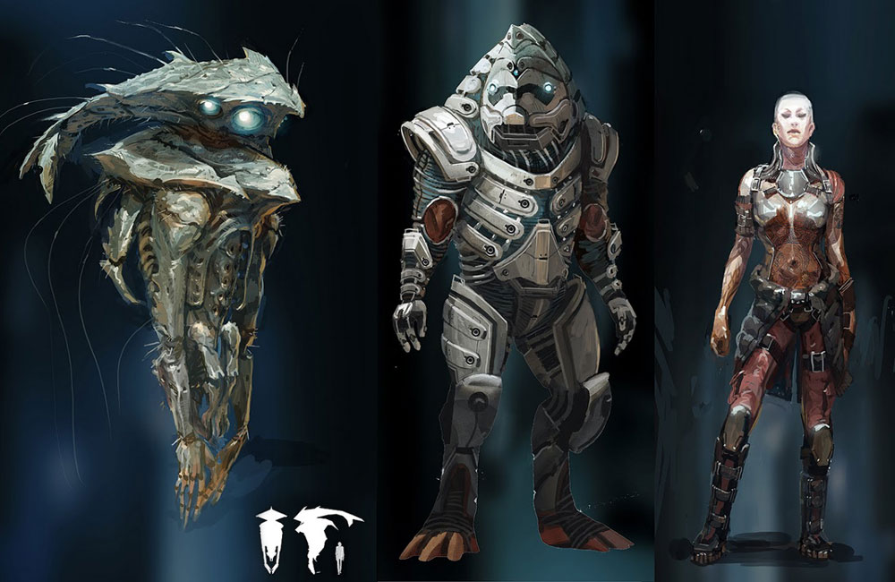 Sizing Concept Art from Mass Effect 2