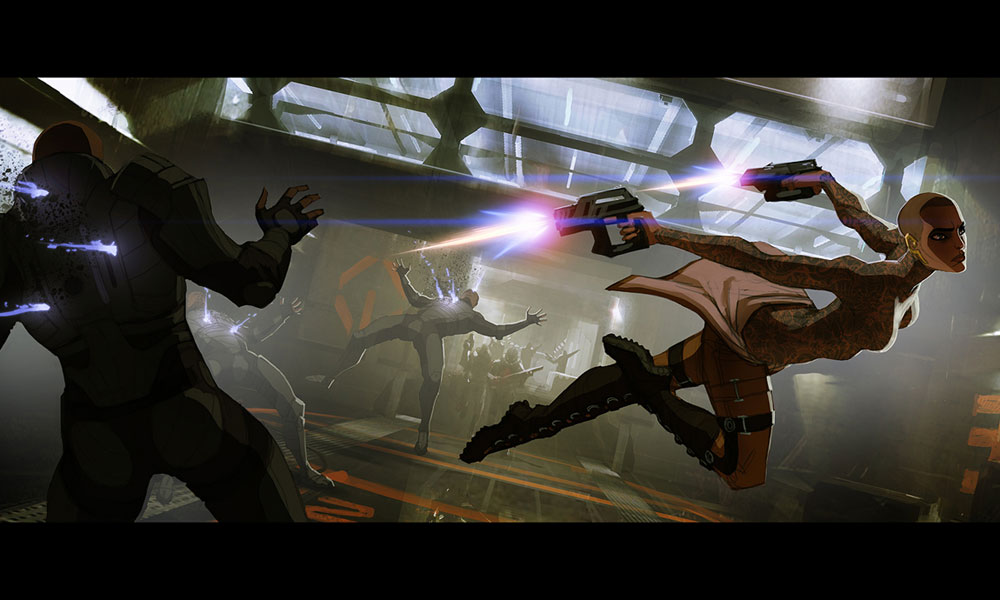 Subject Zero Escape Art from Mass Effect 2