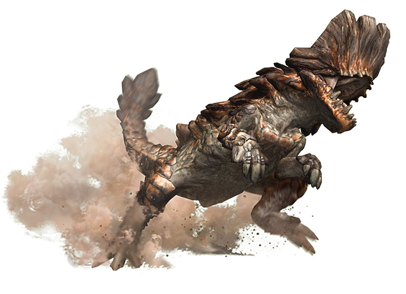 Barroth Art from Monster Hunter 3 (Tri)